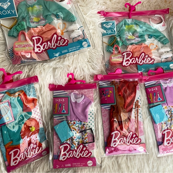 Barbie Kids Accessory Bags - Pink and Blue